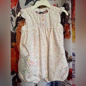 Disney Baby Girls Dumbo Little Star Snap One Piece